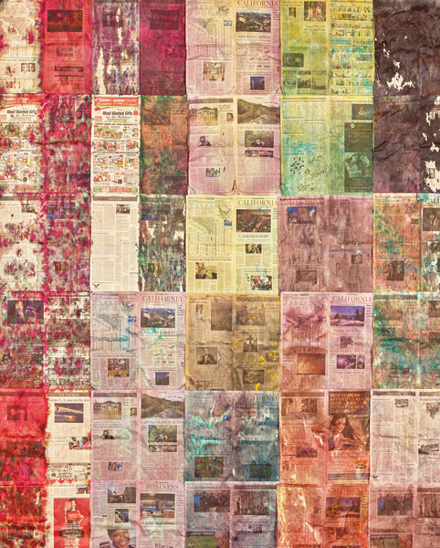 UNTITLED (RAINY DAY LA TIMES EXCERPT)/POSTER, 2015